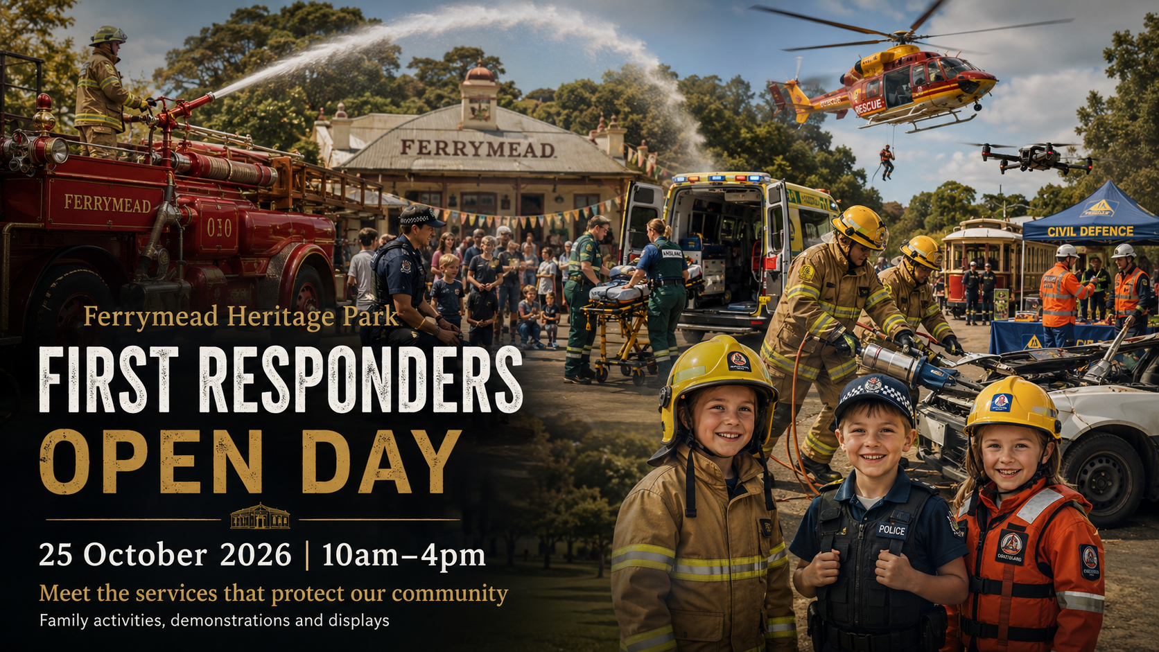 Ferrymead Heritage Park First Responders Open Day